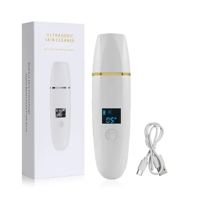 Ultrasonic Skin Scrubber - Nettoyage Visage Professionnel